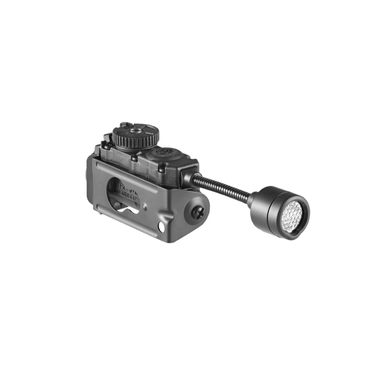 Linterna para casco Sidewinder Stalk, incluye Helmet Clip (attached to light), ARC Rail Assy, montura Arc Rail, (1) CR123A & 