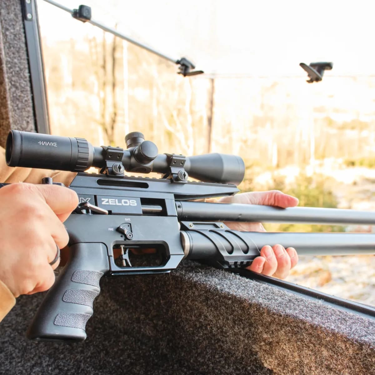 Rifle UX Zelos BLK 5,5 mm (.22) P PCP < 60 J 20R, #2.431816