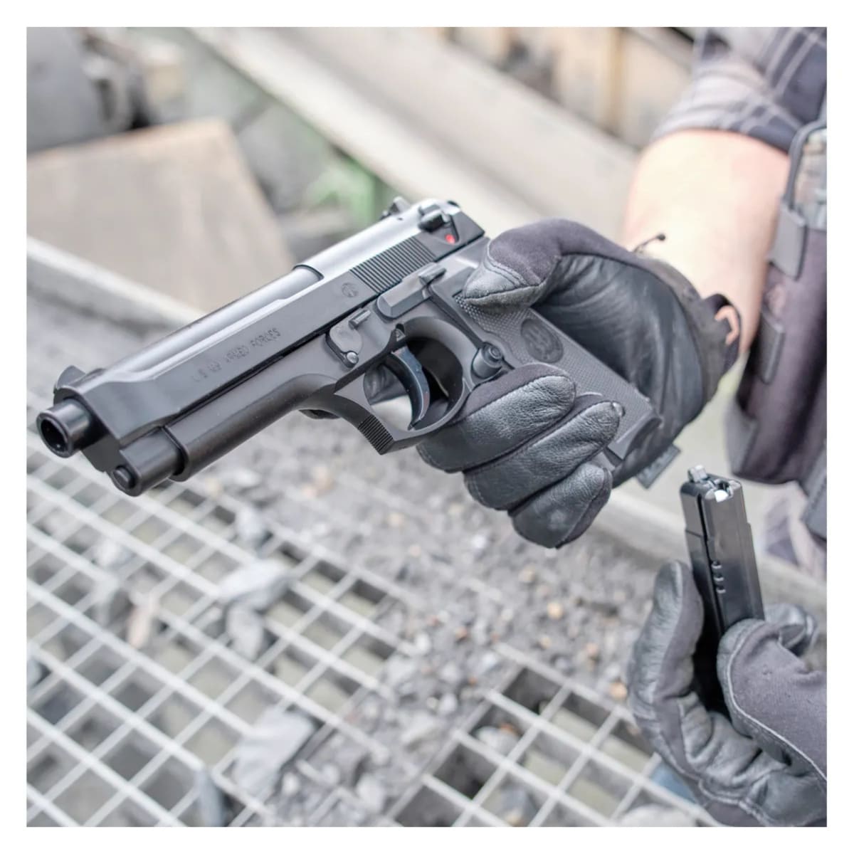 Réplica calibre 6 mm mod M9 World Defender, resorte #2.579511