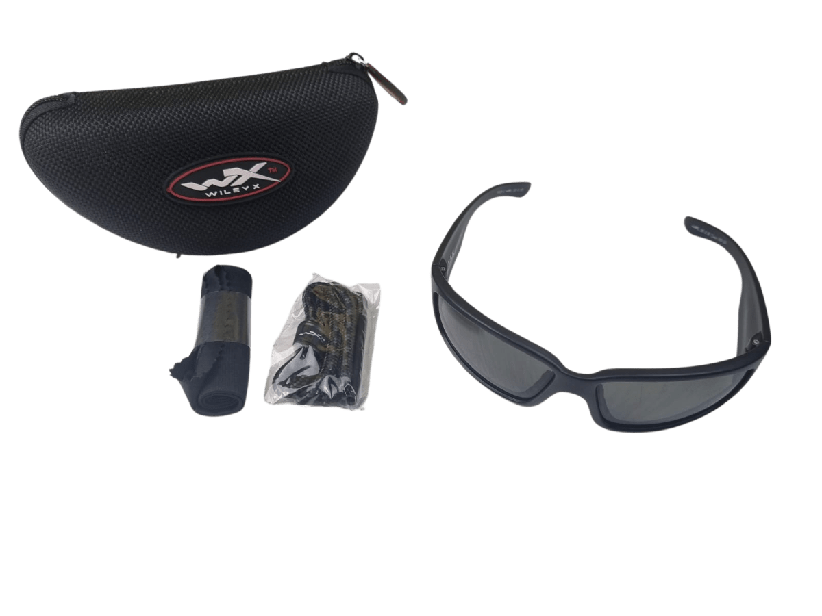 Wiley X ZAK 08 mica gris marco negro4