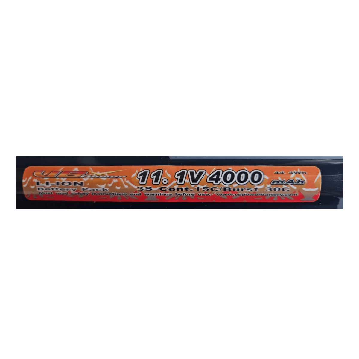Batería Li-Ion Butterfly Pack, 15C-25C con conector DEAN #VB-LIION3SV4000ND4