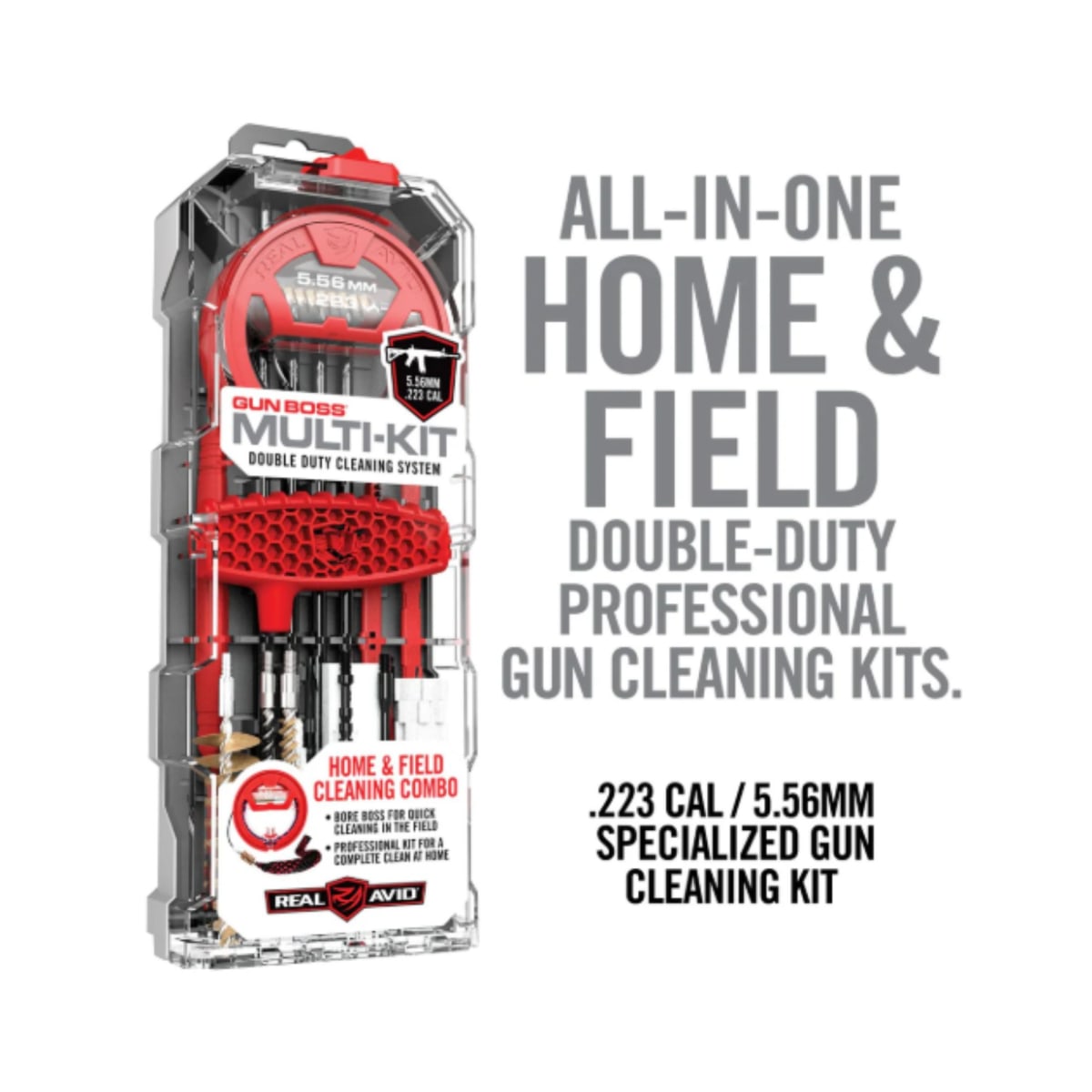 Herramienta Real Avid modelo Gun Boss Multi-Kit - .223CAL/5.56MM, #AVGBMK2232