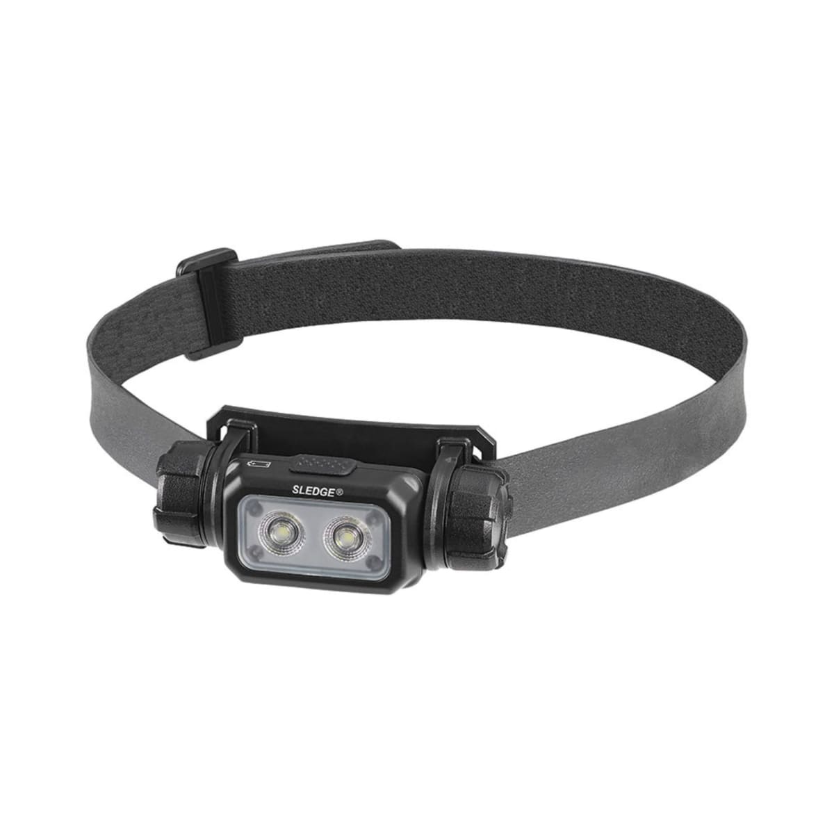 Linterna de cabeza Sledge, incluye correa elastica , bateria recargable SL-B26 y cable USB-C color negra #890192