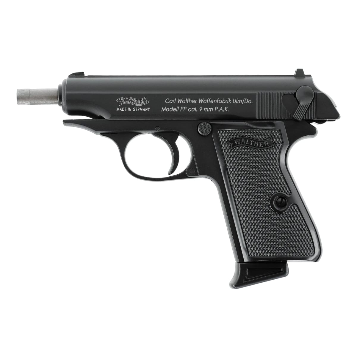 Pistola de Fogueo Umarex Walther PP cal 9 mm PAK 7 tiros #315.02.002