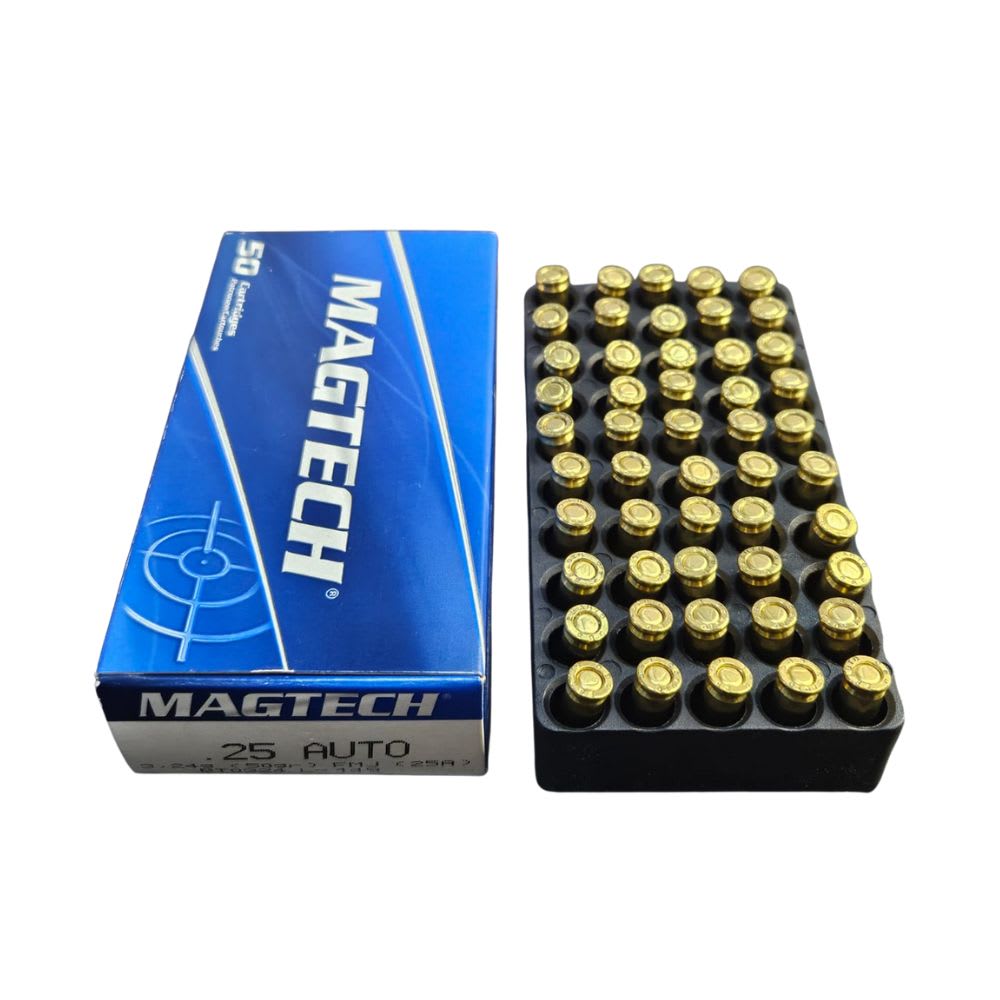 BALA cal 6,35mm (.25 Auto) Magtech caja 50 un2