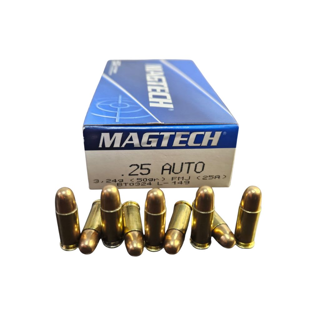 BALA cal 6,35mm (.25 Auto) Magtech caja 50 un5