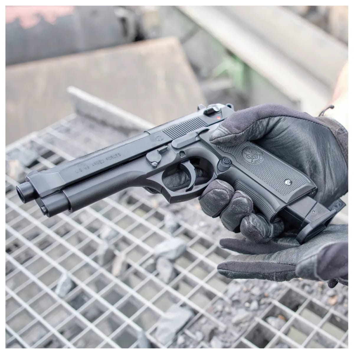 Réplica calibre 6 mm mod M9 World Defender, resorte #2.579512