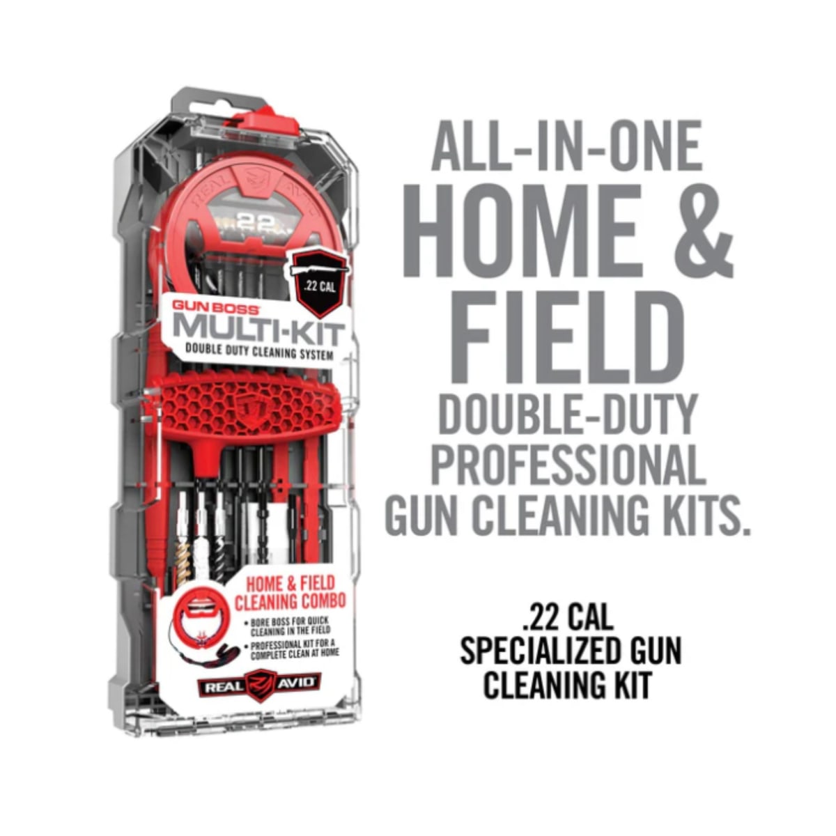 Herramienta Real Avid modelo Gun Boss Multi-Kit - .22CAL, #AVGBMK222