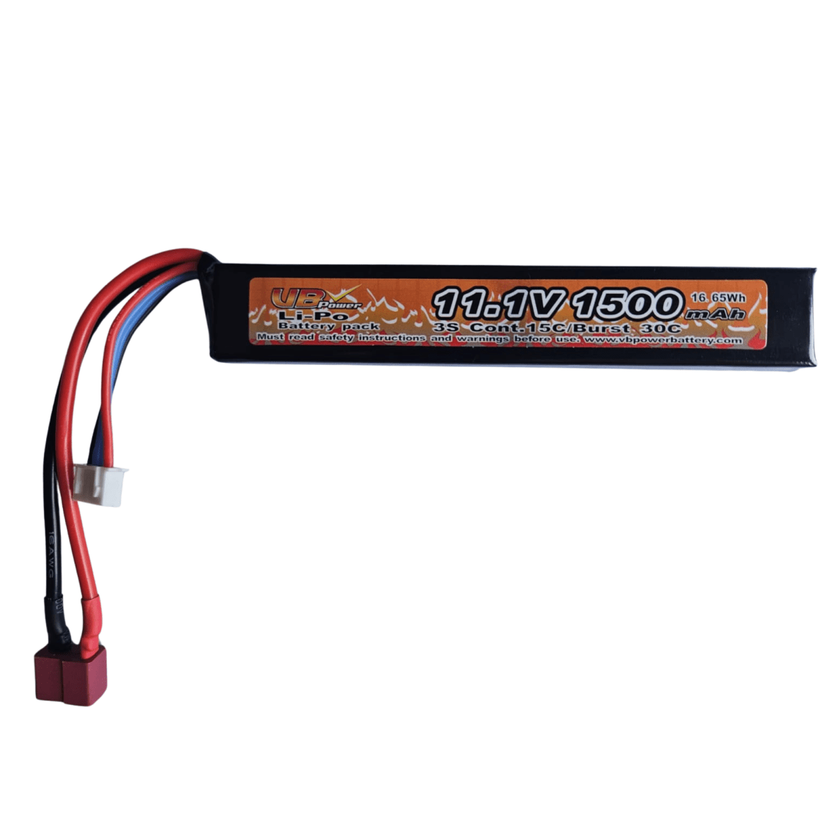 Batería LIPO 11,1V 1500 mah 15C marca VB 0