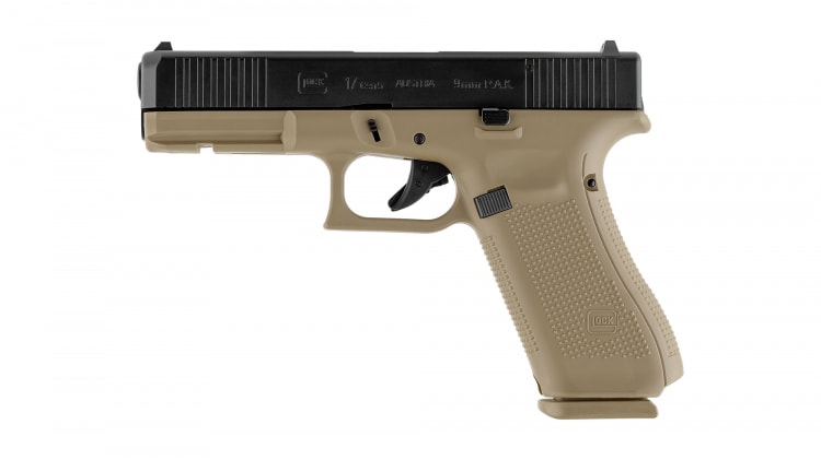 Glock 17 gen5 black/coyote cal 9 mm PAK1