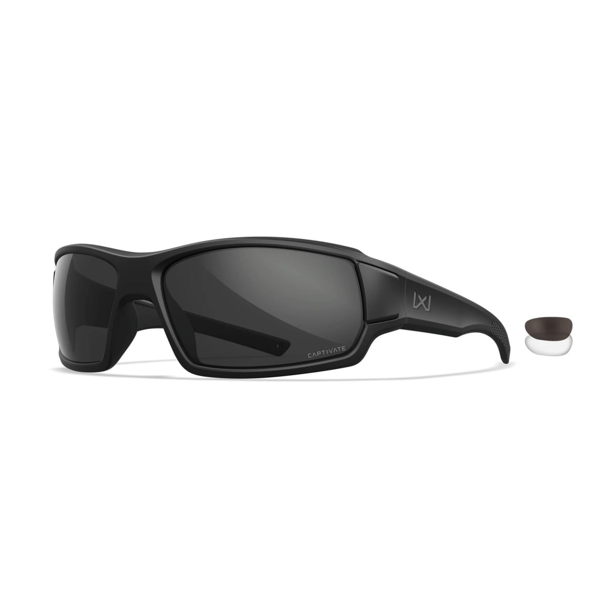 Lente BREACH 2.5 XL CAPTIVATE GREY/CLEAR LENS / MATTE BLACK FRAME GUNMETAL LOGO #CHBRC01XL1
