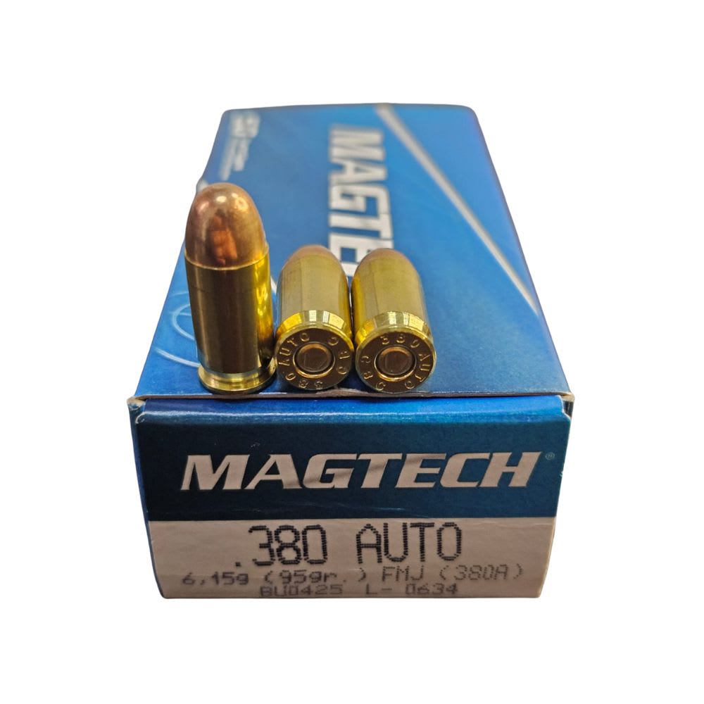 BALA cal .380 Magtech, caja 50 un6