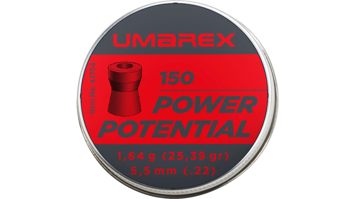 Postón cal 5.5 mm Umarex power potential 150 rds #4.17041