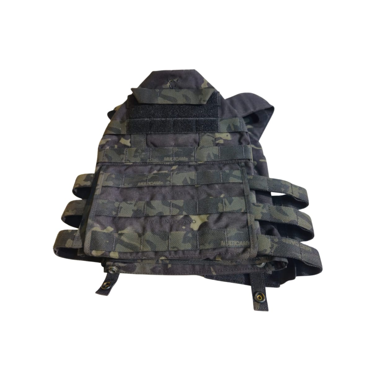 GTG Chaleco GPC Kangaroo + Skeleton Multicam Black Talla M4