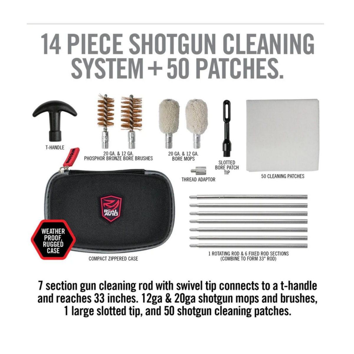 Herramienta Real Avid modelo Gun Boss - Shotgun Cleaning Kit, #AVGCK310-S4