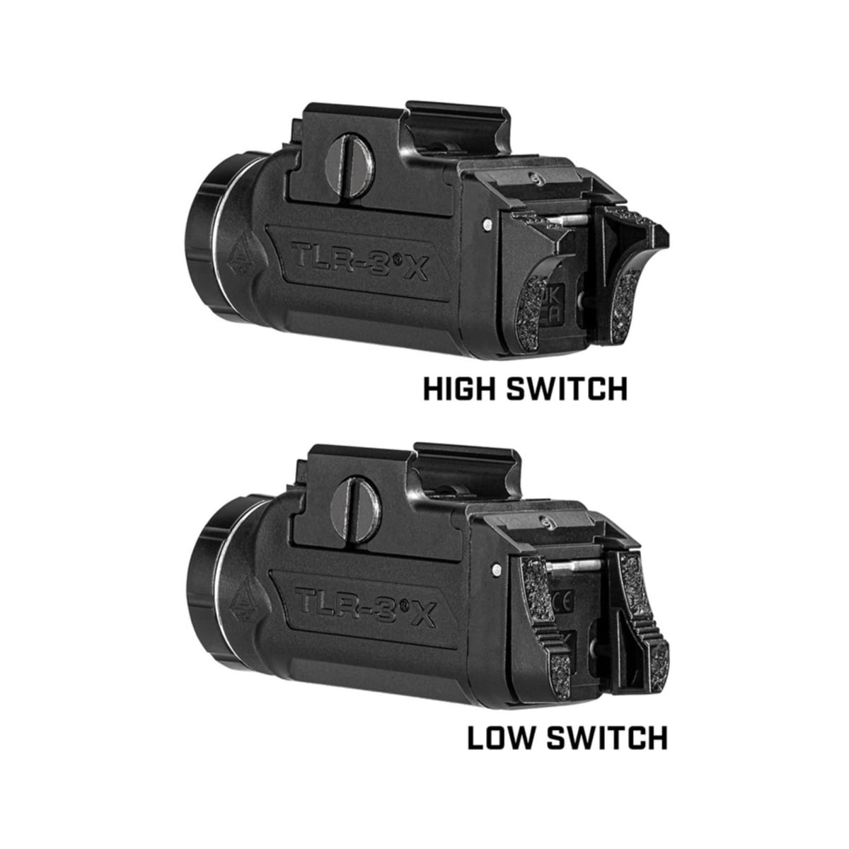 Linterna TLR-3X USB para riel picatinny, color negra, incluye bateria recargable SL-B9 #591013