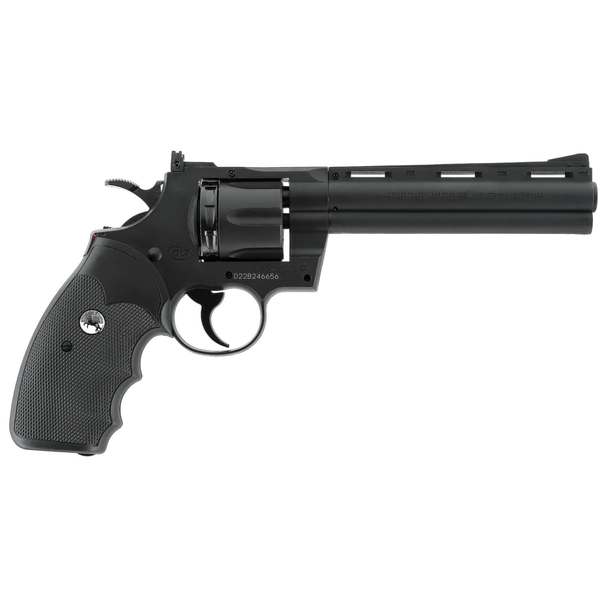 Revólver CO2 Umarex Colt Python 6” Cal. 4.5 mm Postón + BB – 10 Disparos3