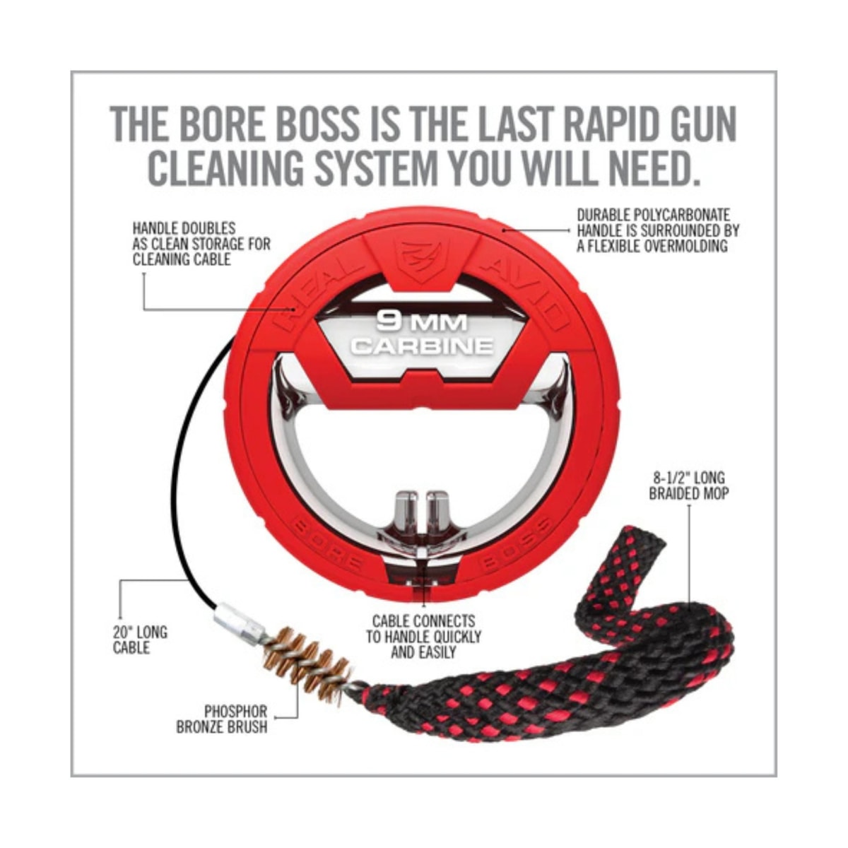 Herramienta Real Avid modelo Bore Boss - .223CAL/5.56MM, #AVBB2234