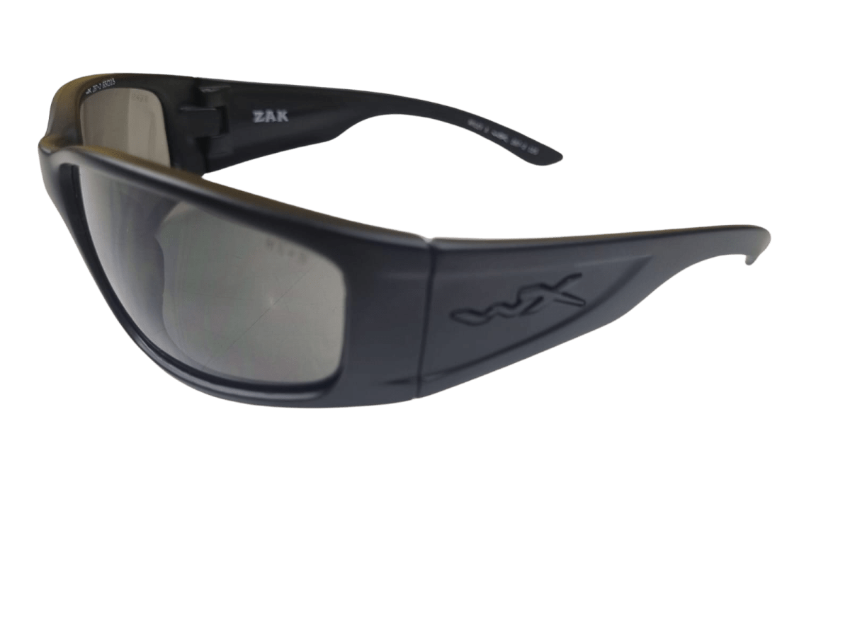 Wiley X ZAK 08 mica gris marco negro1