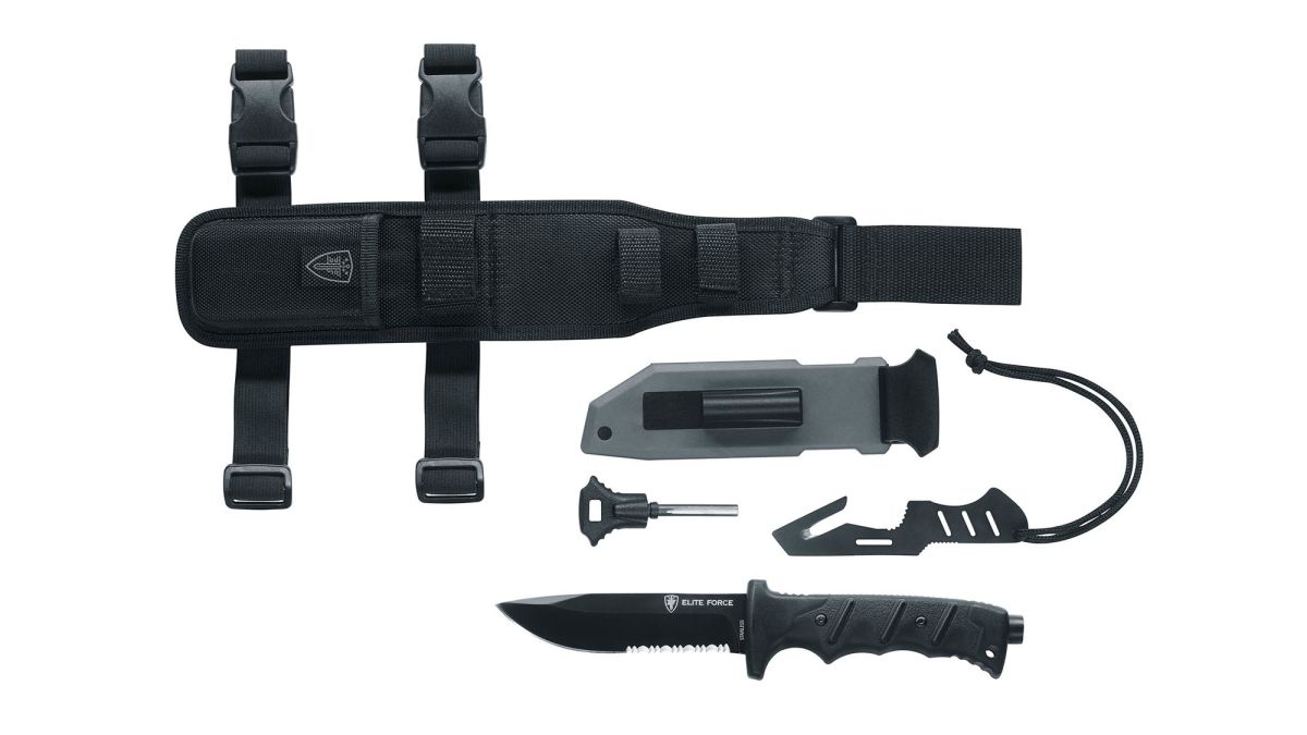 Cuchillo Kit Elite Force EF 703 Acero inoxidable 440 C1