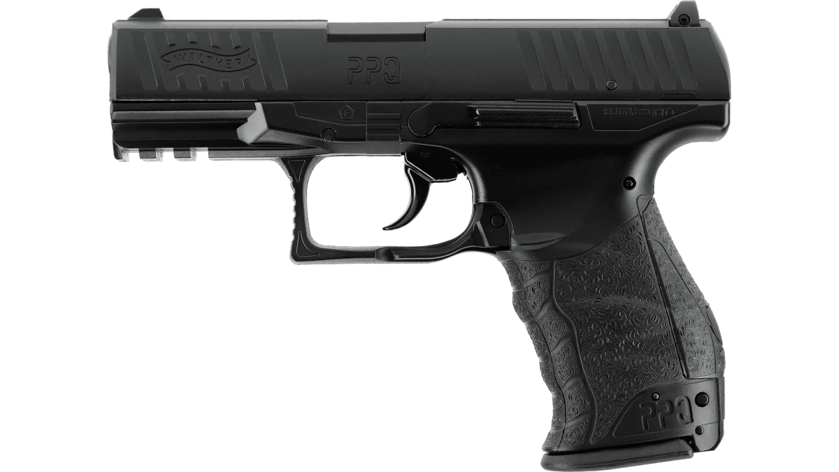 Pistola cal 4.5 mm mod Walther PPQ BLK 4,5 mm (.177) P CO2 < 3,0 J BLK 8R #5.81601