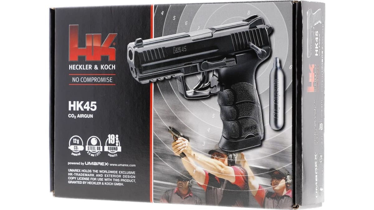 Pistola cal. 4.5 mm mod HK45 Co26