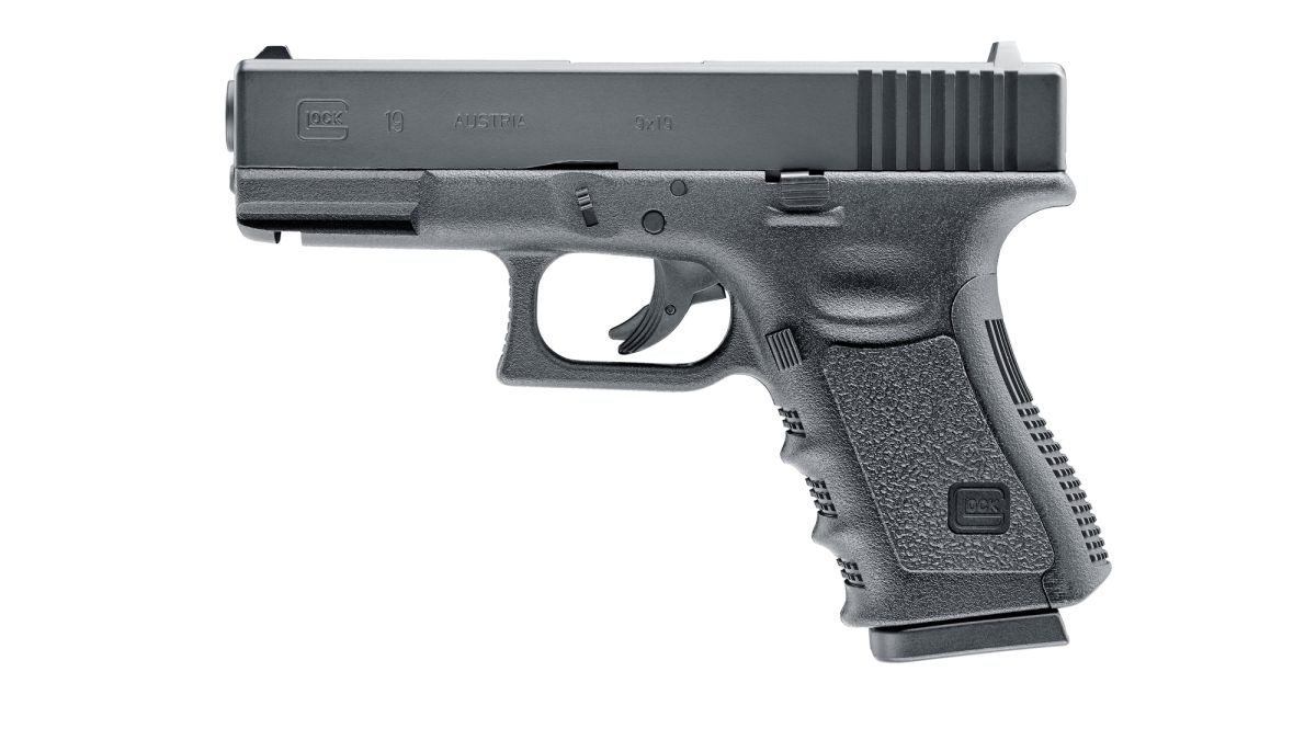 Pistola CO2 Umarex GLOCK 19 Cal. 4.5 mm BB – 16 Disparos (#5.8358)1