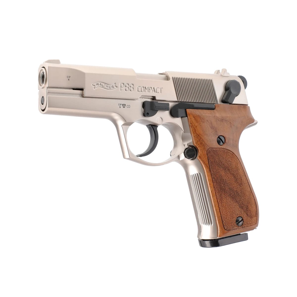 Pistola de Fogueo Umarex Walther P88 Níquel cal 9 mm PAK 10 tiros #316.02.035