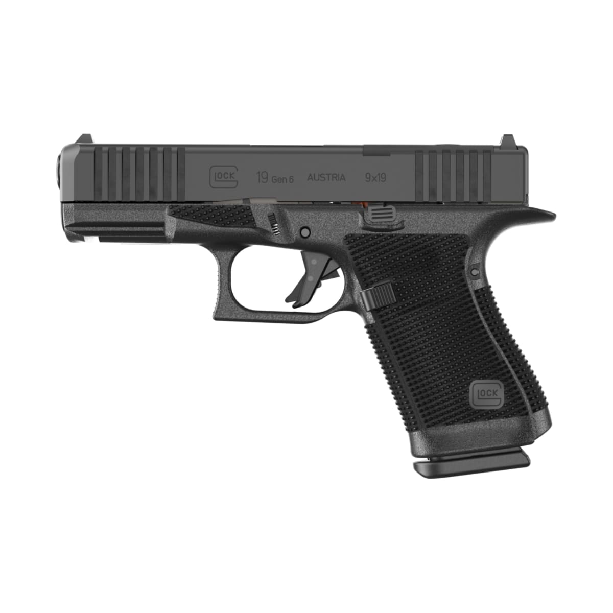 Pistola cal 9 mm Glock mod 19 Optic Ready, Gen65