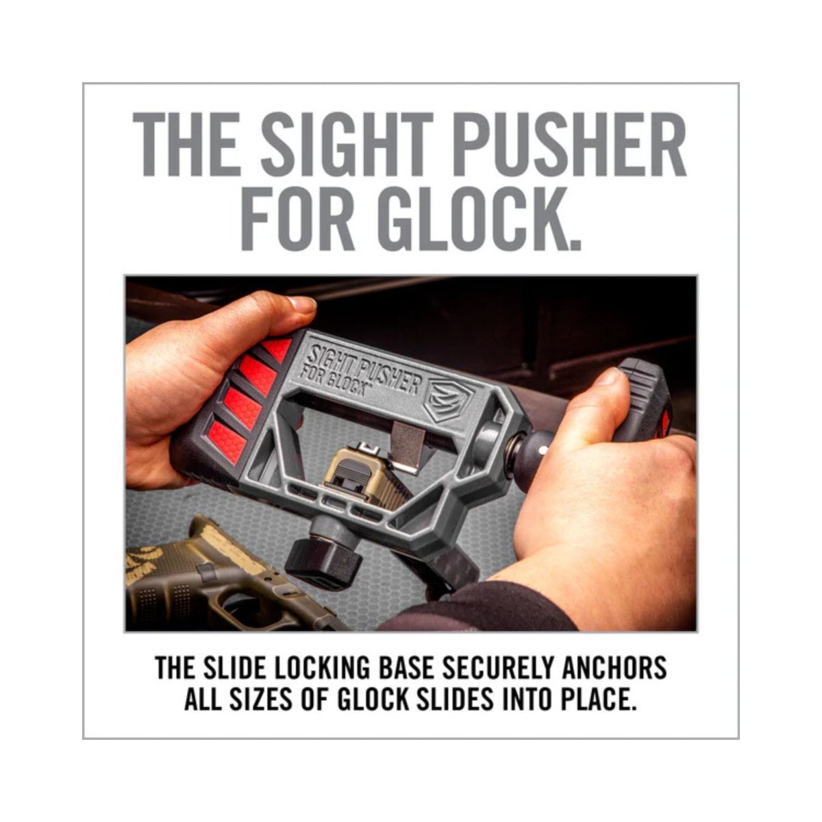 Herramienta Real Avid modelo Sight Pusher for Glock, #AVGLOCKSP5