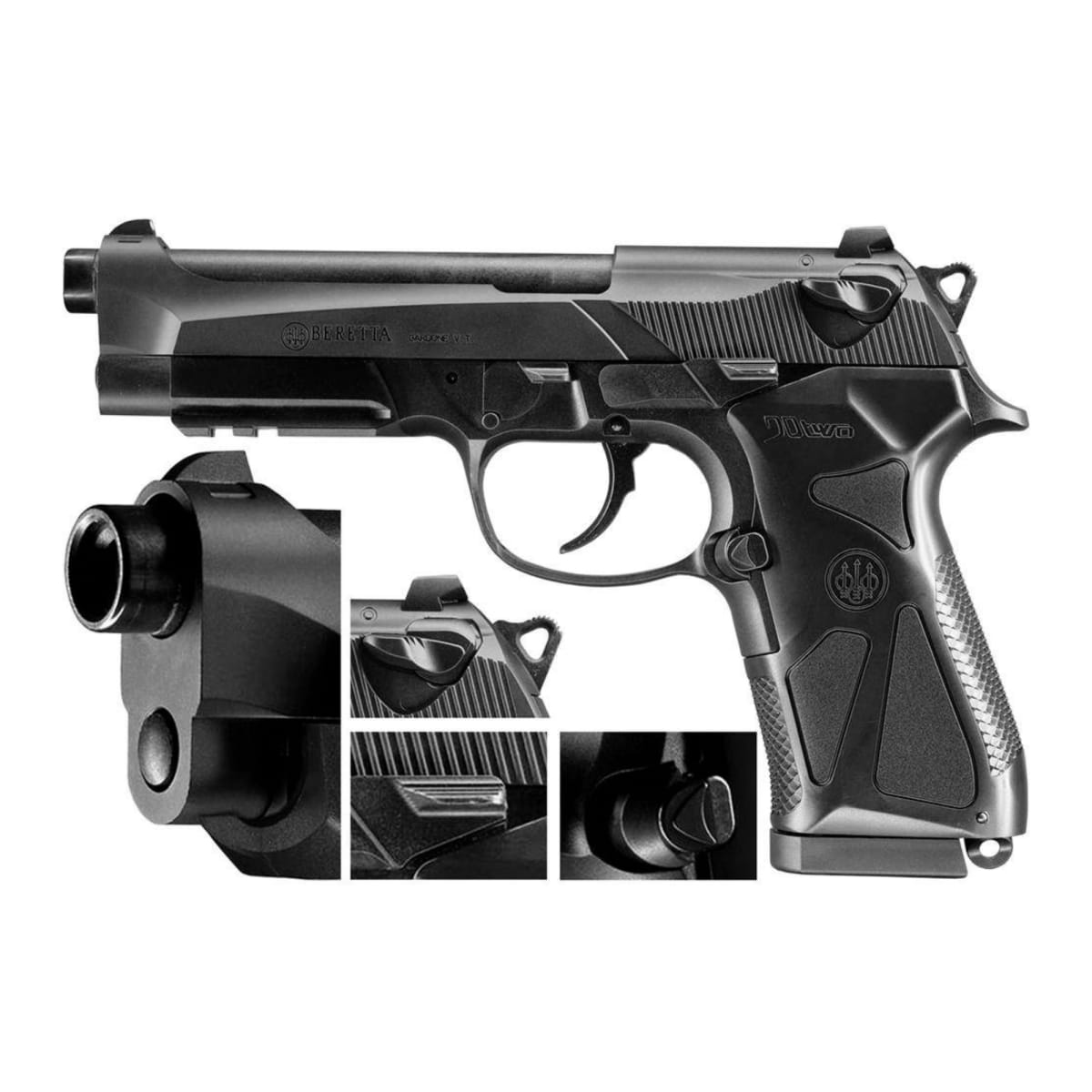 Réplica Pistola cal 6mm Mod Beretta 90 TWO #2.59125