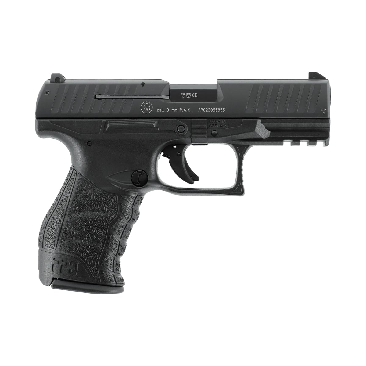 Pistola de Fogueo Umarex Walther PPQ M2 cal 9 mm PAK 15 tiros #310.02.005