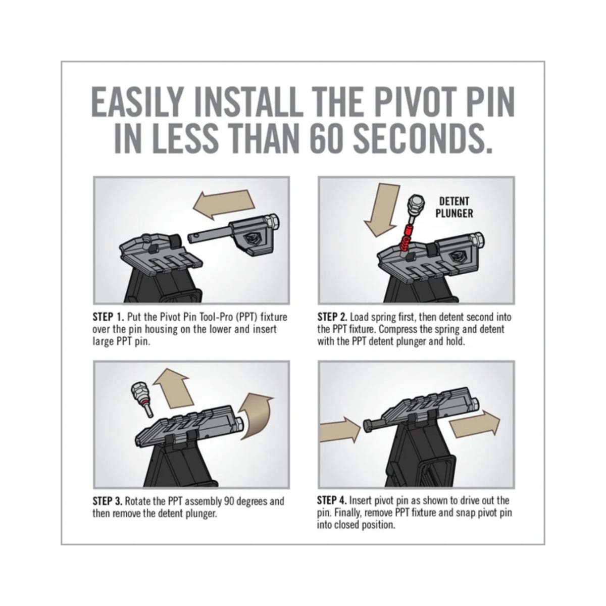 Herramienta Real Avid modelo AR15 Pivot Pin Tool-Pro, #AVARPPTPRO6