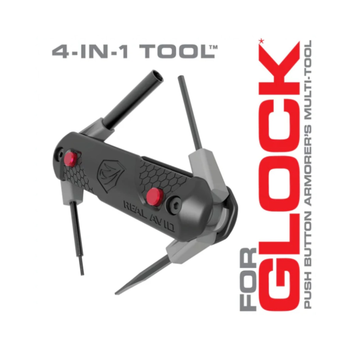 Herramienta Real Avid modelo 4-in-1 Tool For Glock, #AVGLOCK415