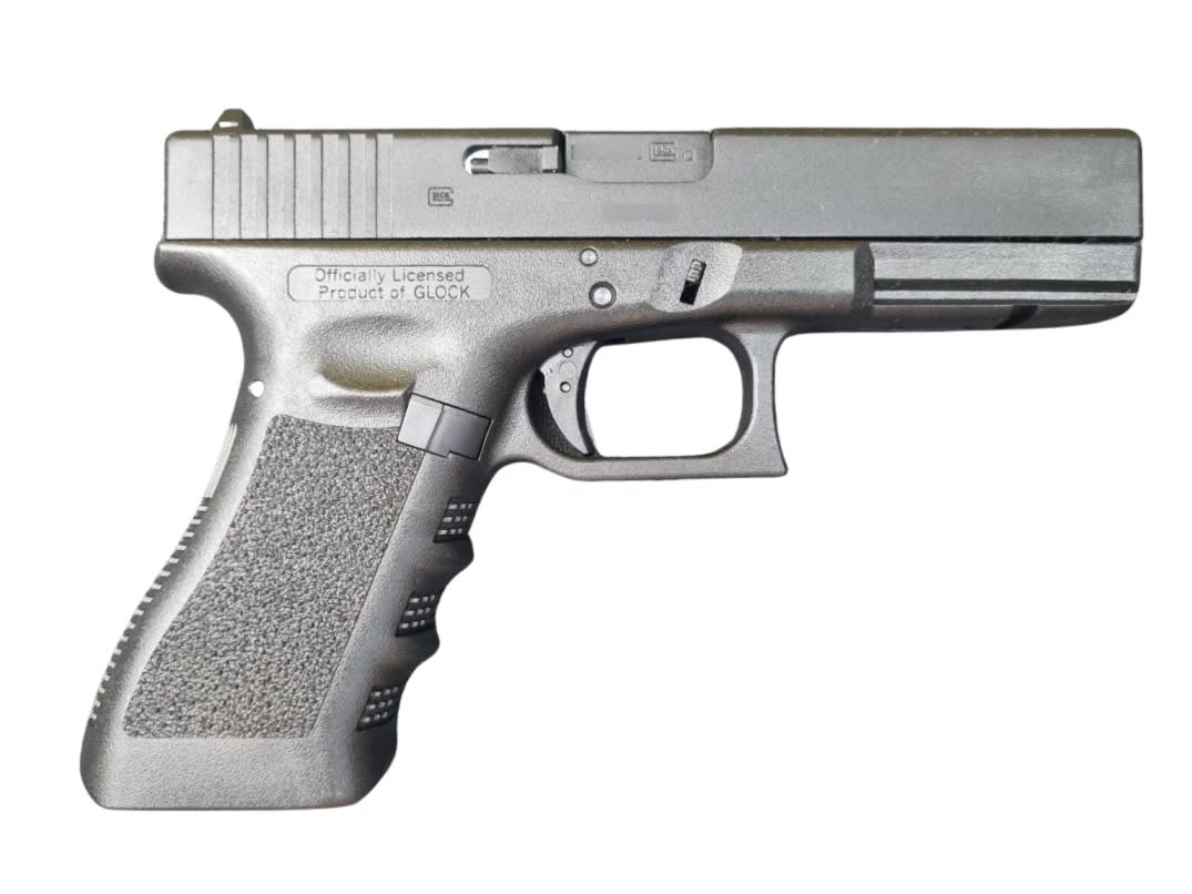 Réplica Glock 18C cal. 6mm - Producto con detalle estético y embalaje2