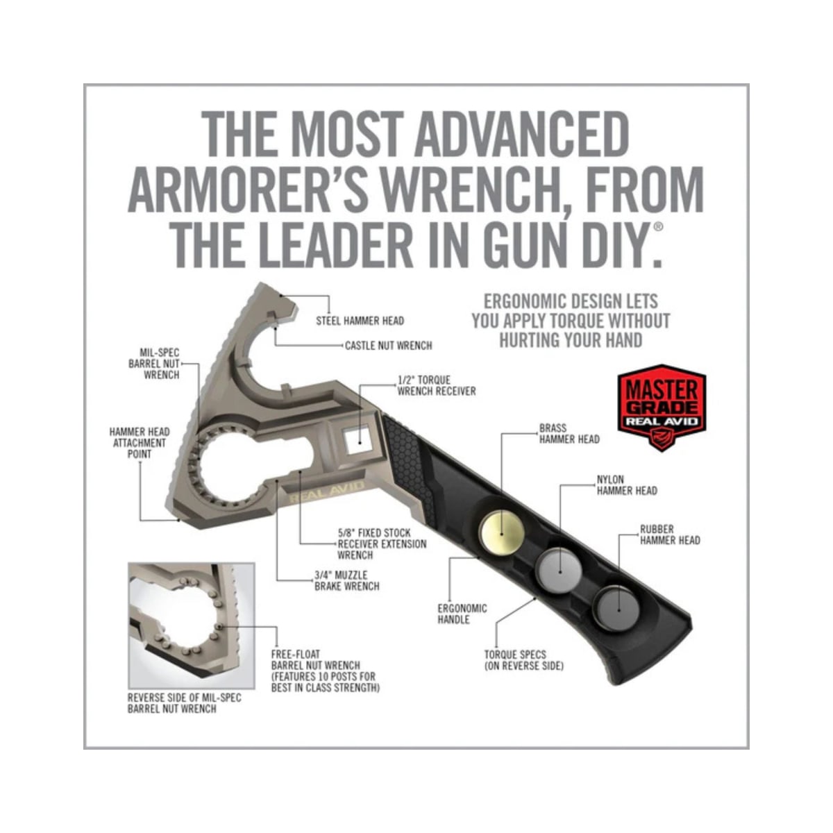 Herramienta Real Avid modelo AR15 Armorer's Master Kit, #AVAR15AMK6