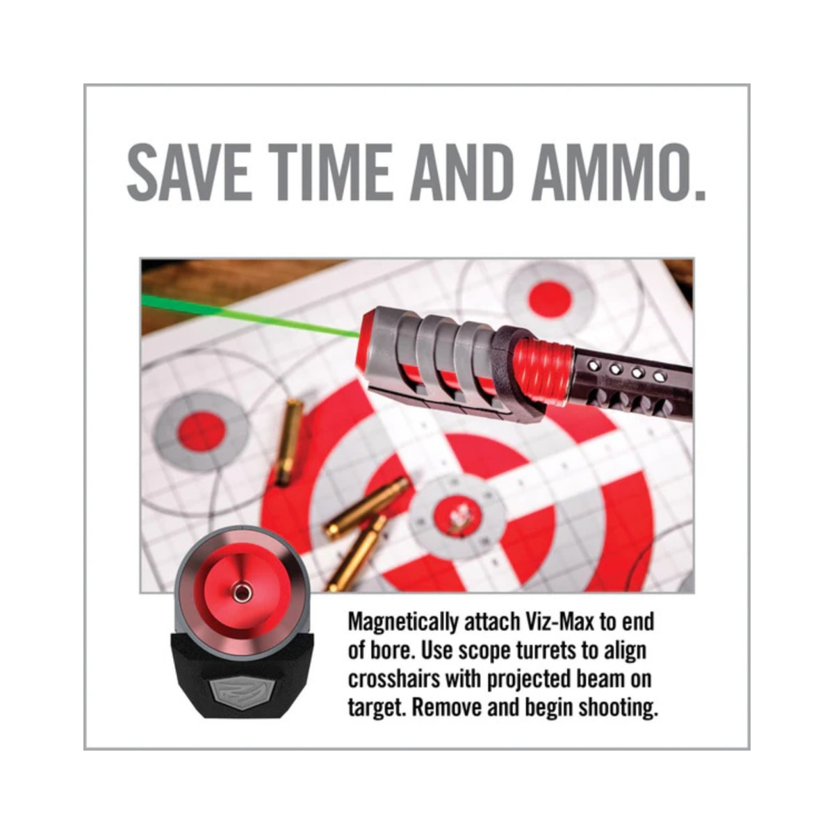 Herramienta Real Avid modelo Viz-Max Bore Sighter, #AVVMBS6