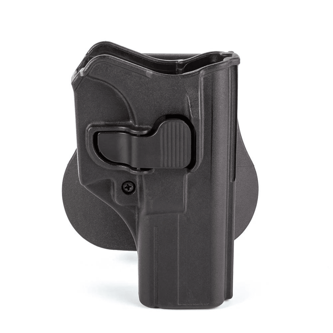 Holster Milfort P/Pistola Glock 17/19/22 Derecha Nivel-2 TIPO PALETA #AT-610201