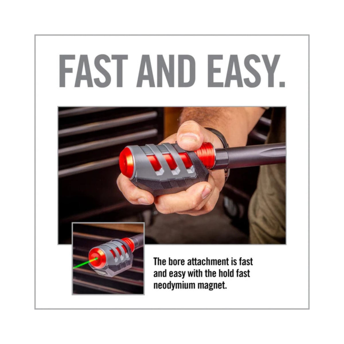 Herramienta Real Avid modelo Viz-Max Bore Sighter, #AVVMBS7