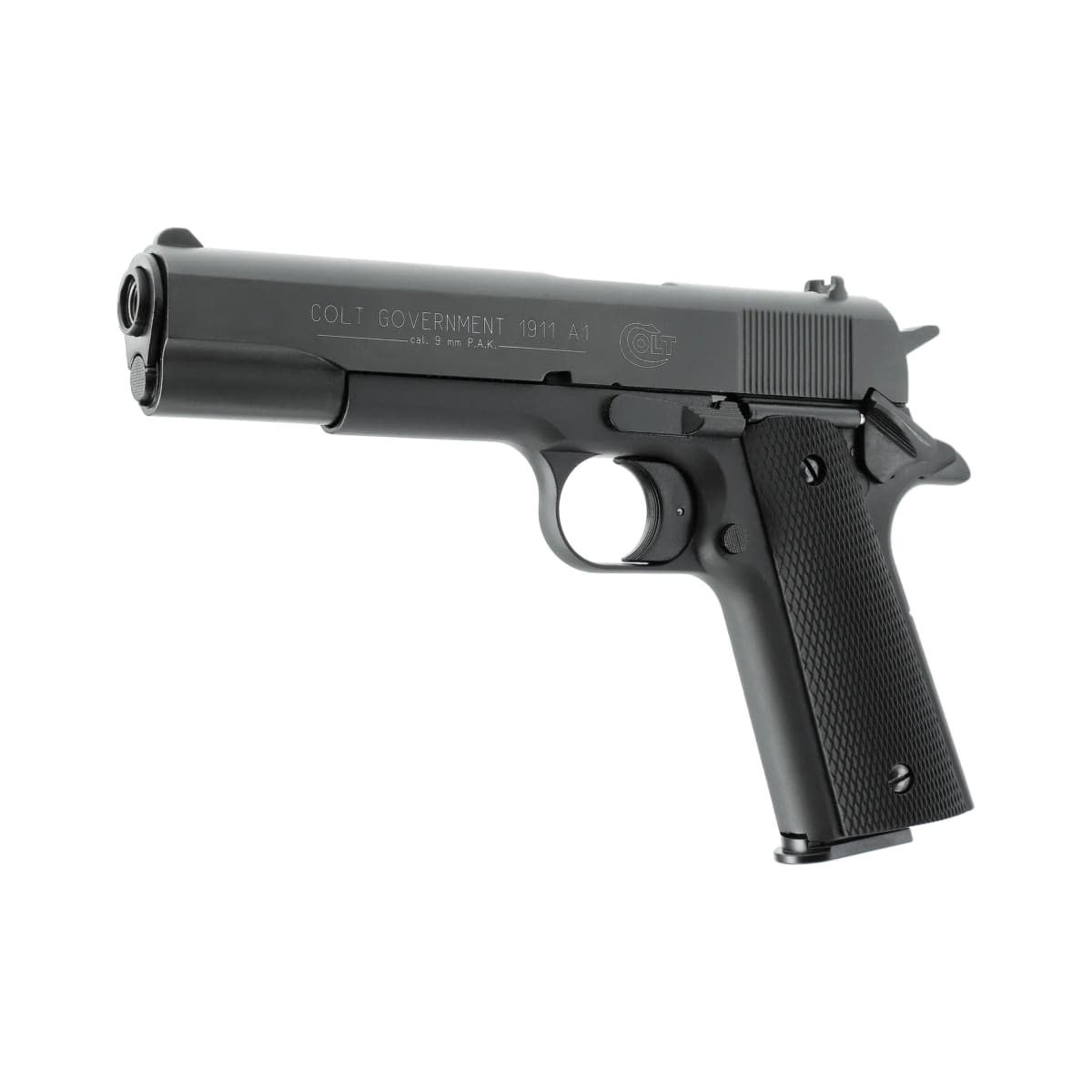 Pistola de Fogueo Umarex Colt Government 1911 A1 cal 9 mm PAK Negra 8 tiros #317.02.301