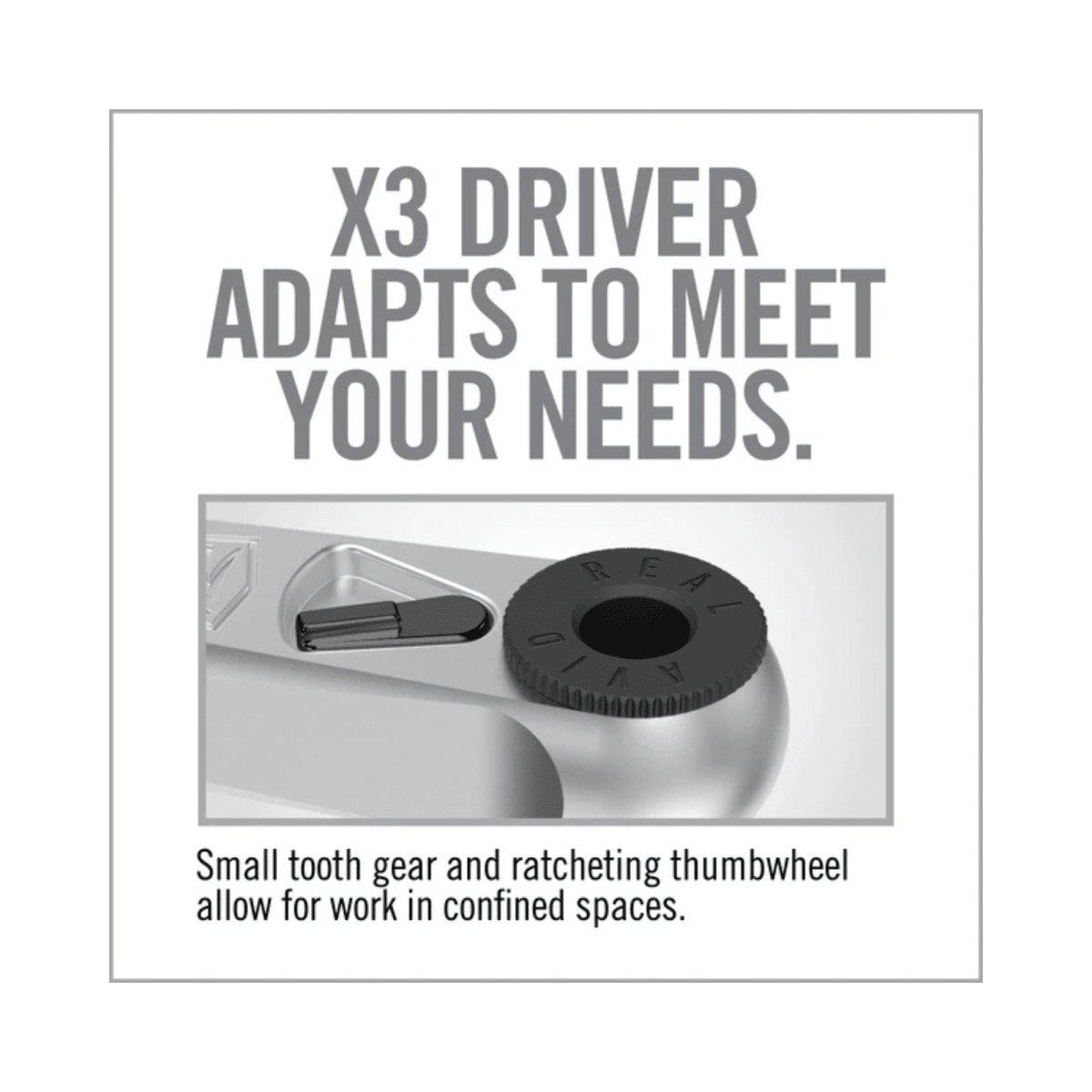 Herramienta Real Avid modelo Smart-Torq Adjustable Limiter & X3 Driver Kit, #AVSTALX3KIT8