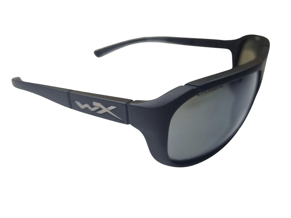 WileyX ACE polarizado mica plateada marco negro3