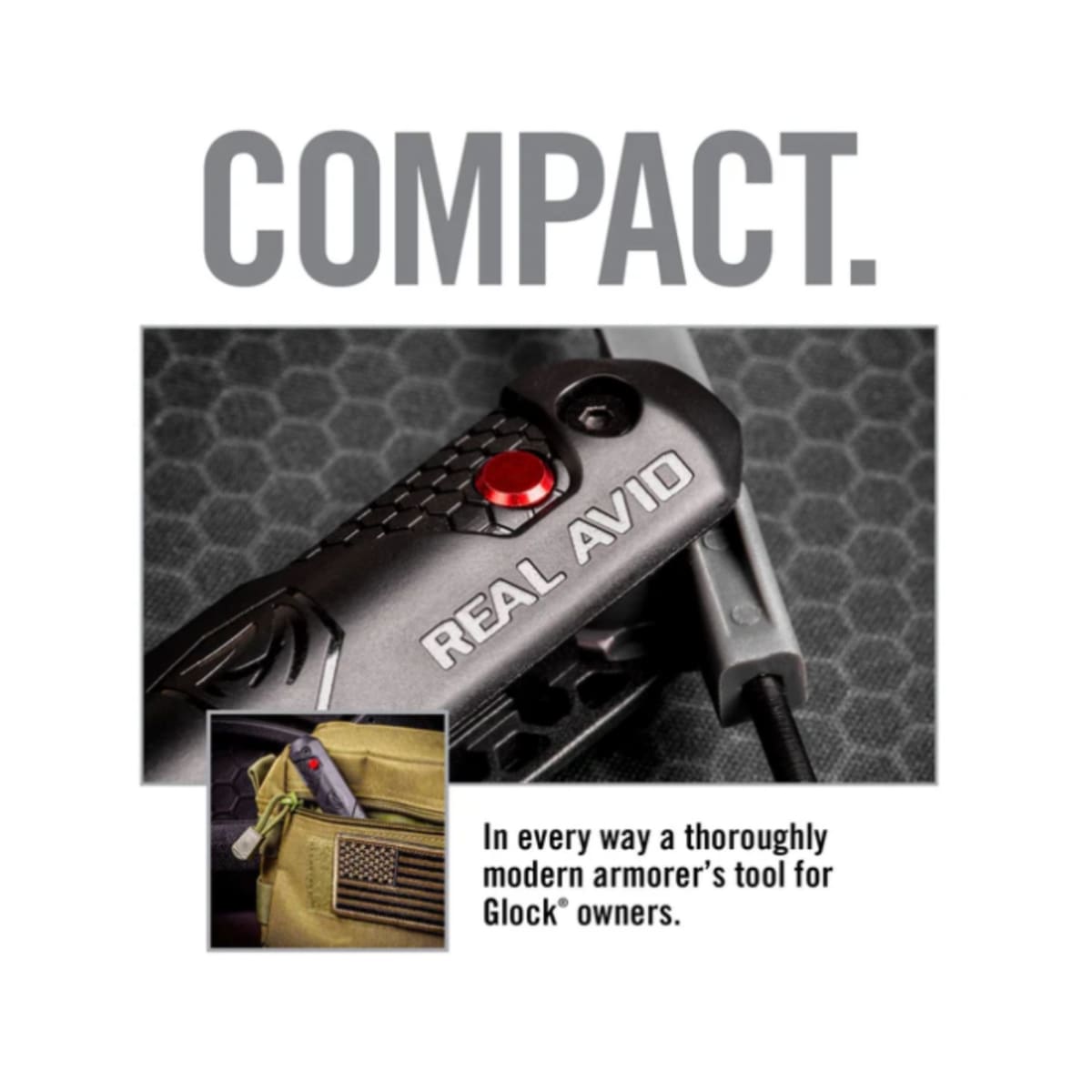 Herramienta Real Avid modelo 4-in-1 Tool For Glock, #AVGLOCK418