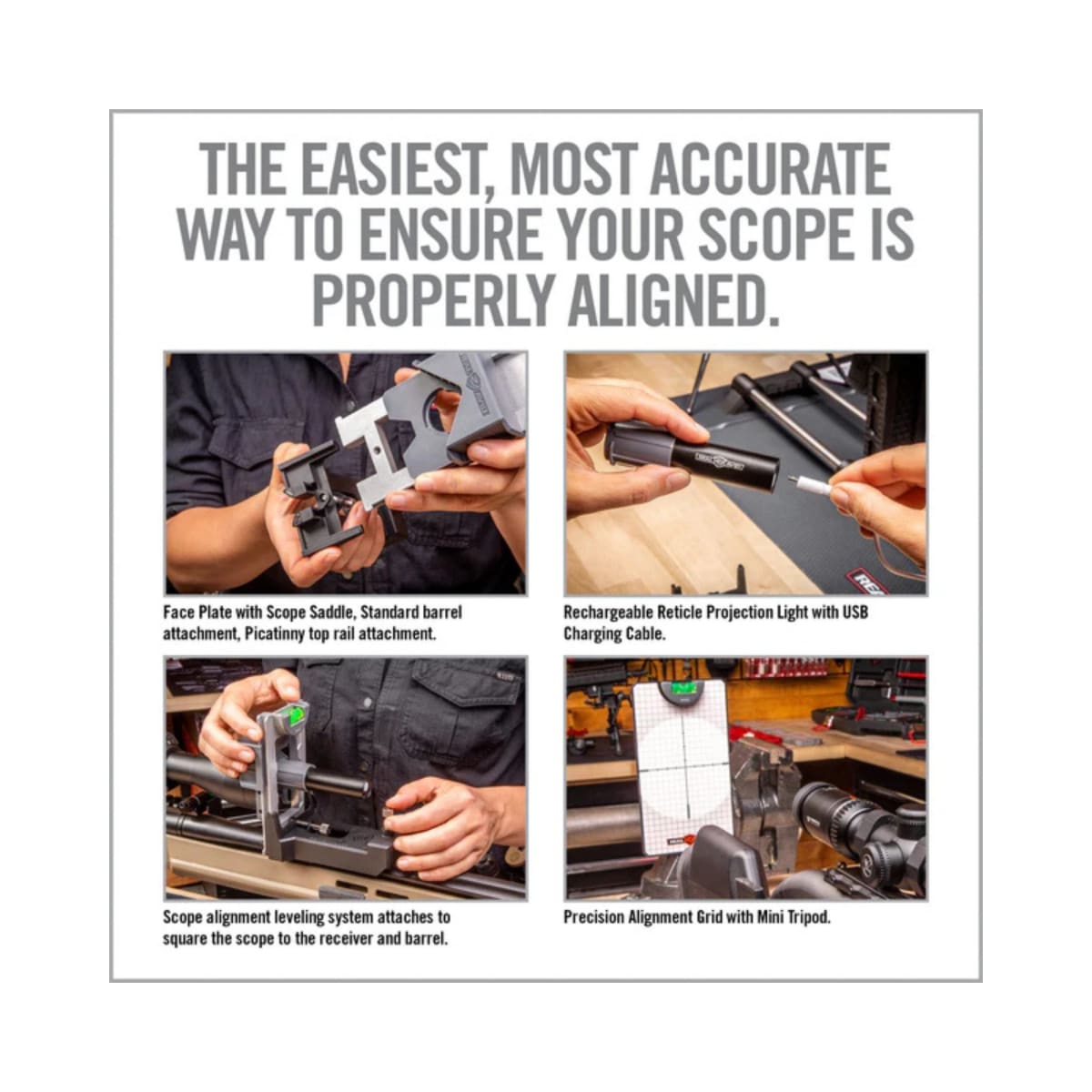 Herramienta Real Avid modelo Master Scope Mounting Kit, #AVMSMK9