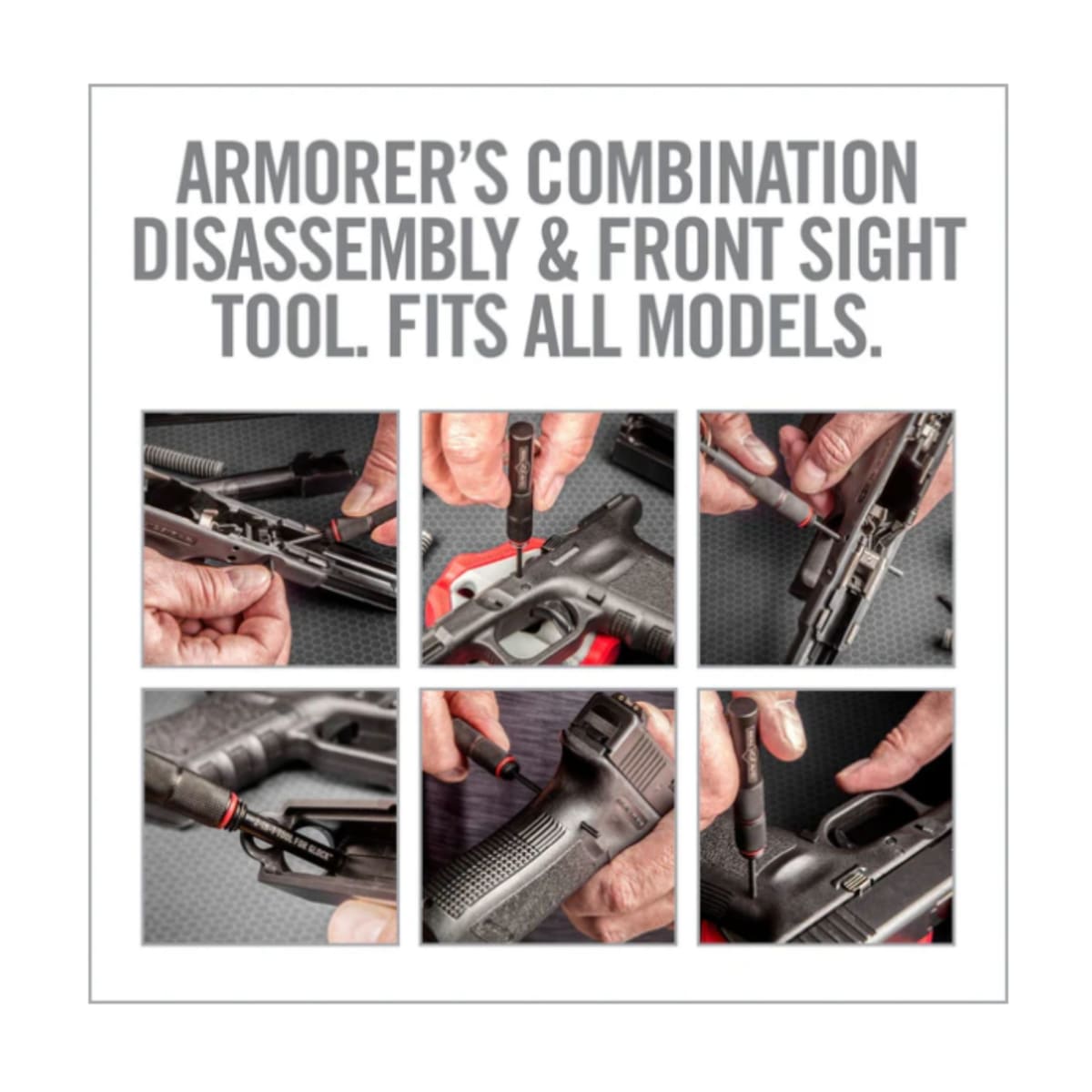 Herramienta Real Avid modelo 2-in-1 Tool For Glock, #AVGLOCK219