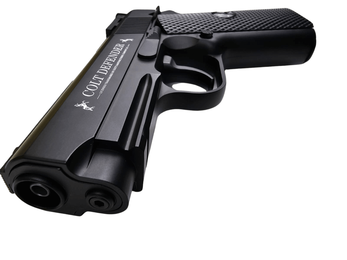 Pistola CO2 Umarex Colt Defender Cal. 4.5 mm BB – 16 Disparos Full Metal (#5.8310)10