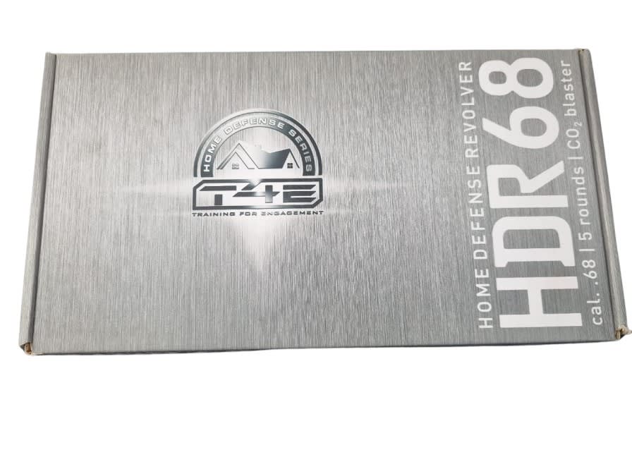 Home Defense HDR68 REVOLVER TRAUMÁTICO - Producto con detalle estético y embalaje5