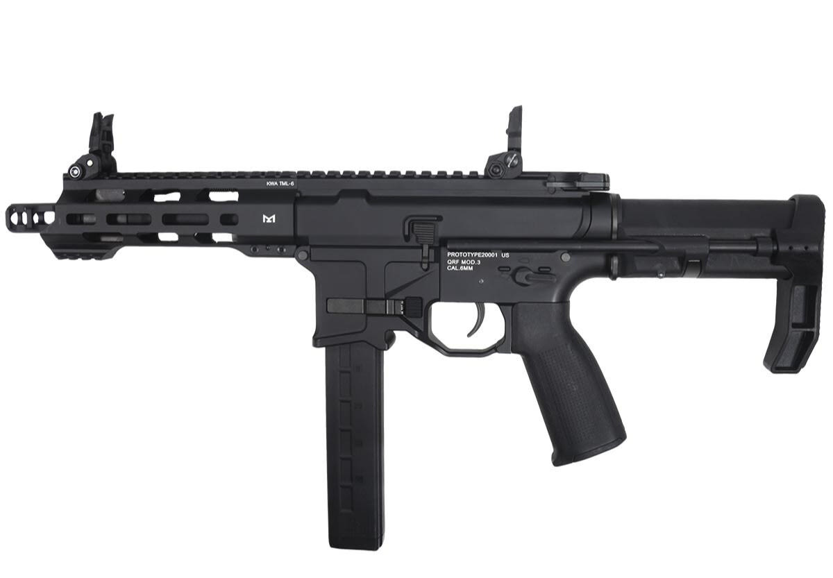 Replica cal 6 mm mod KWA Airsoft AEG 2.5+ QRF MOD.3 #KWA-QRF3 0