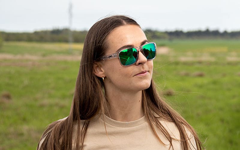 Lente Wiley X TREK polarizado verde AC6TRK071