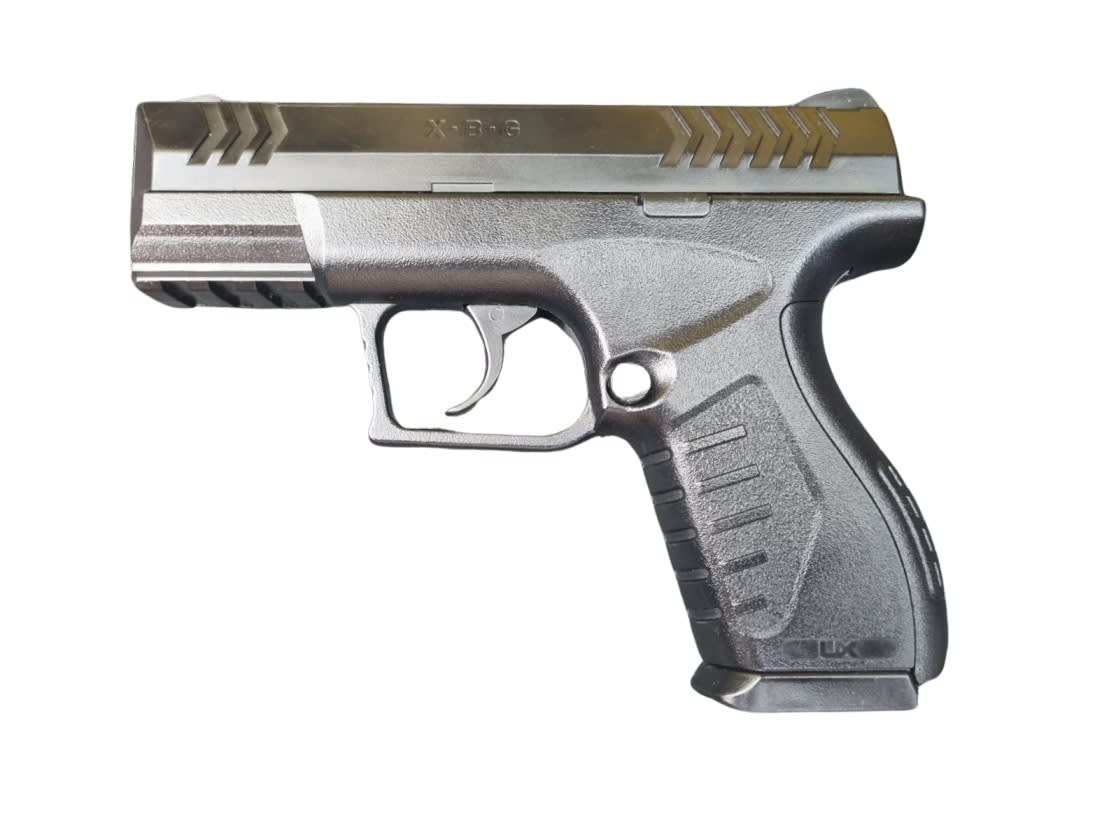 Pistola XBG Cal 4.5 mm - Producto con detalle estético1